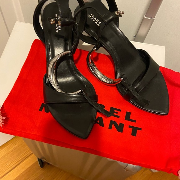Isabel Marant Shoes - Isabel Marant Black Heeled Sandals